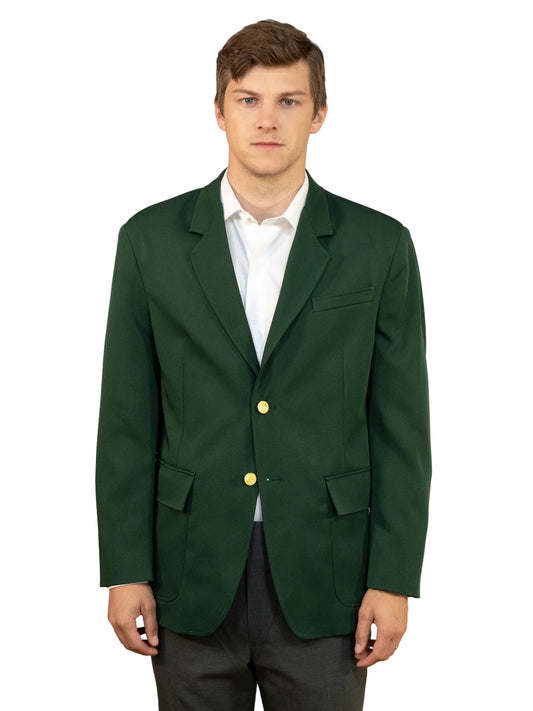 Men's 6-Pocket Single-Breasted Blazer - 1000 - Hunter Green