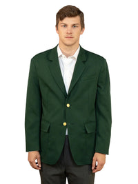 Men's 6-Pocket Single-Breasted Blazer - 1000 - Hunter Green