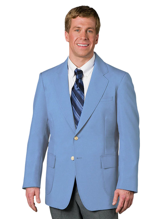 Men's 6-Pocket Single-Breasted Blazer - 1000 - Light Blue