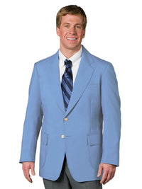 Men's 6-Pocket Single-Breasted Blazer - 1000 - Light Blue