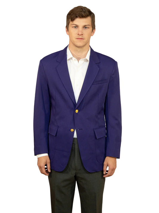 Men's 6-Pocket Single-Breasted Blazer - 1000 - Purple