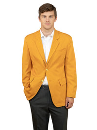 Men's 6-Pocket Single-Breasted Blazer - 1000C - Gold