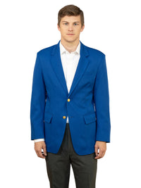 Men's 6-Pocket Single-Breasted Blazer - 1000C - Royal