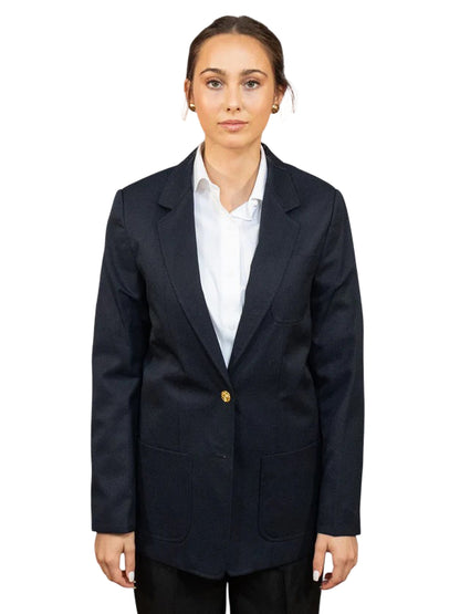 Women's 6-Pocket Single-Breasted Blazer - 2000C - Navy