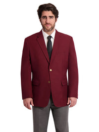Men's Classic Corporate Blazer - 2011C - Burgundy
