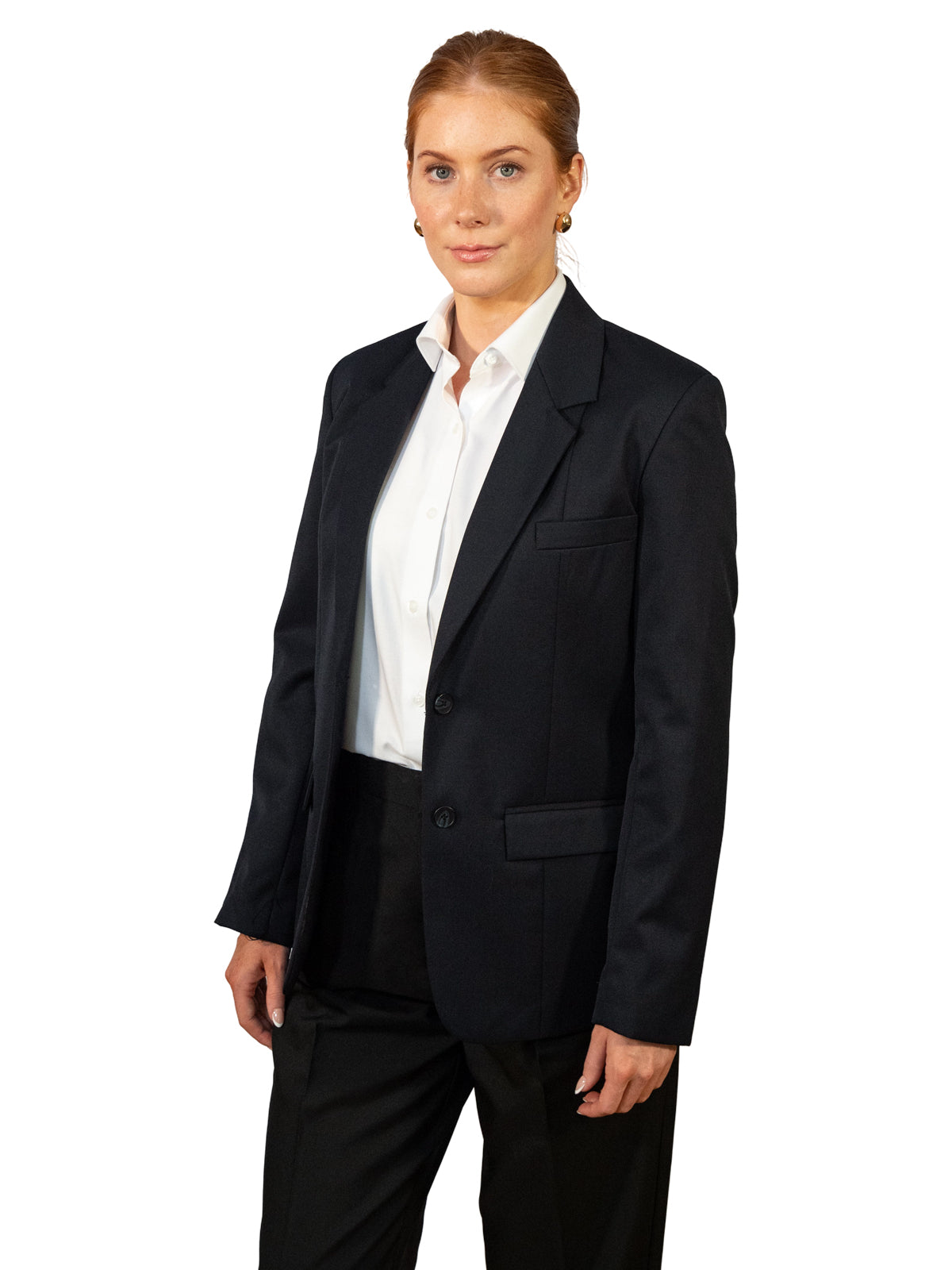 Women's Single Breasted Blazer - 2050 - Navy