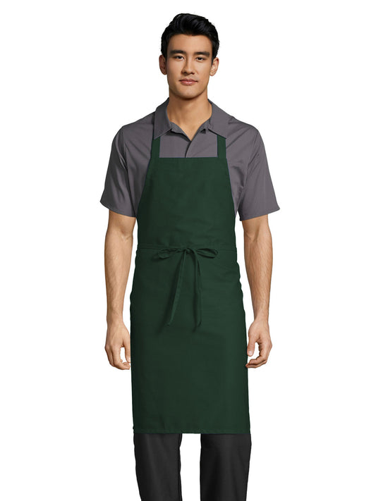 Unisex No Pocket Apron - 3000 - Hunter