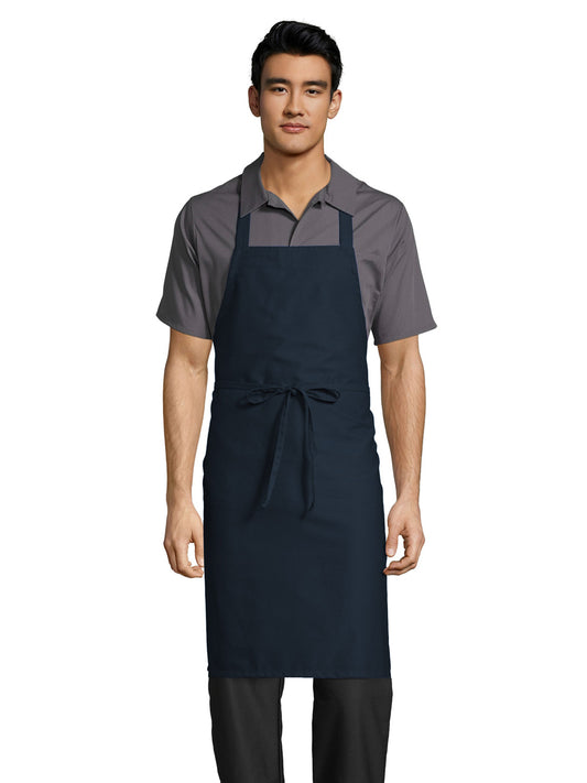 Unisex No Pocket Apron - 3000 - Navy