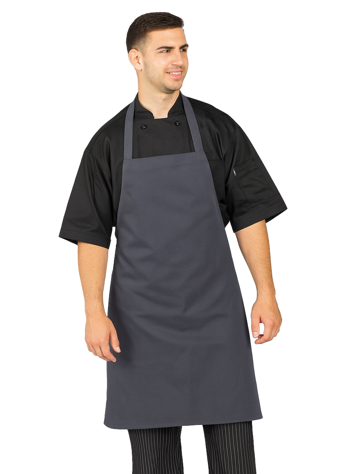 Unisex No Pocket Apron - 3000 - Slate