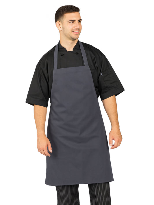 Unisex No Pocket Apron - 3000 - Slate