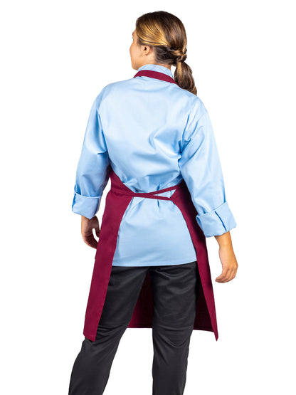 Unisex Pencil Pocket Apron - 3004 - Burgundy