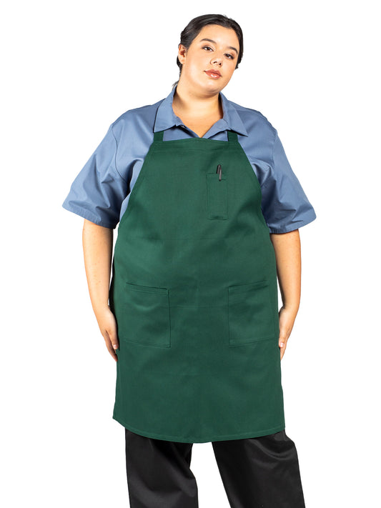 Unisex Pencil Pocket Apron - 3004 - Hunter