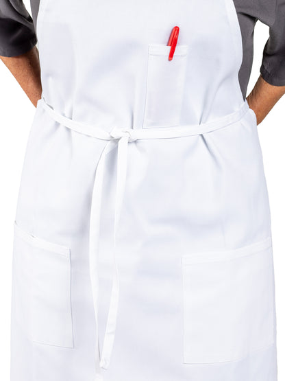 Unisex Pencil Pocket Apron - 3004 - White