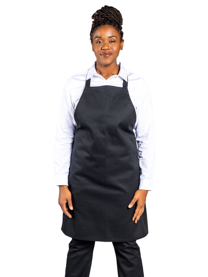 Unisex Mid-Length Apron - 3005 - Black