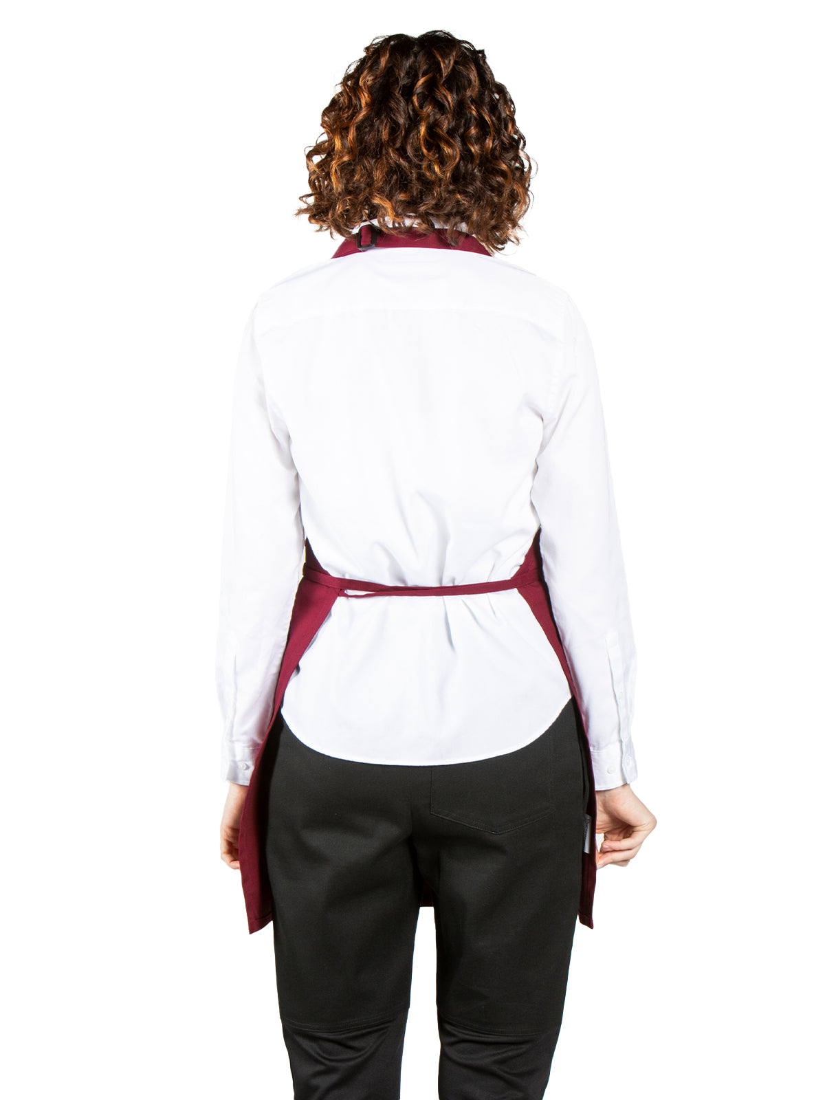 Unisex Adjustable Neck Apron - 3010 - Burgundy