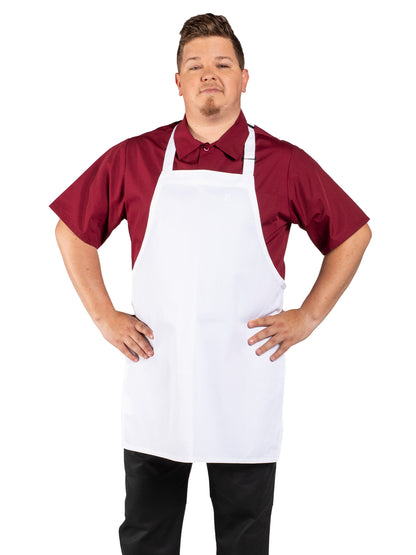 Unisex Adjustable Neck Apron - 3010 - White