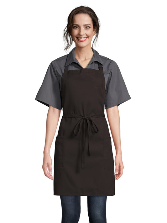 Unisex Adjustable Neck Apron - 3016 - Brown