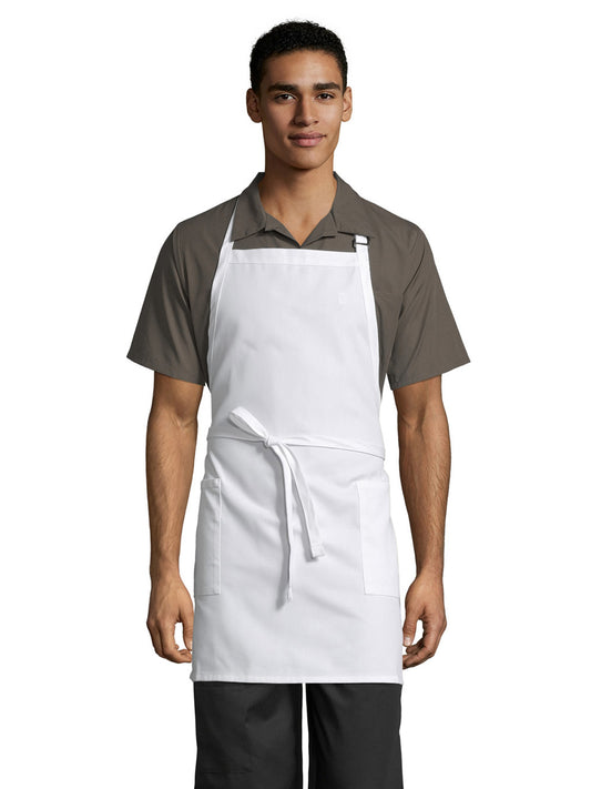 Unisex Adjustable Neck Apron - 3016 - White