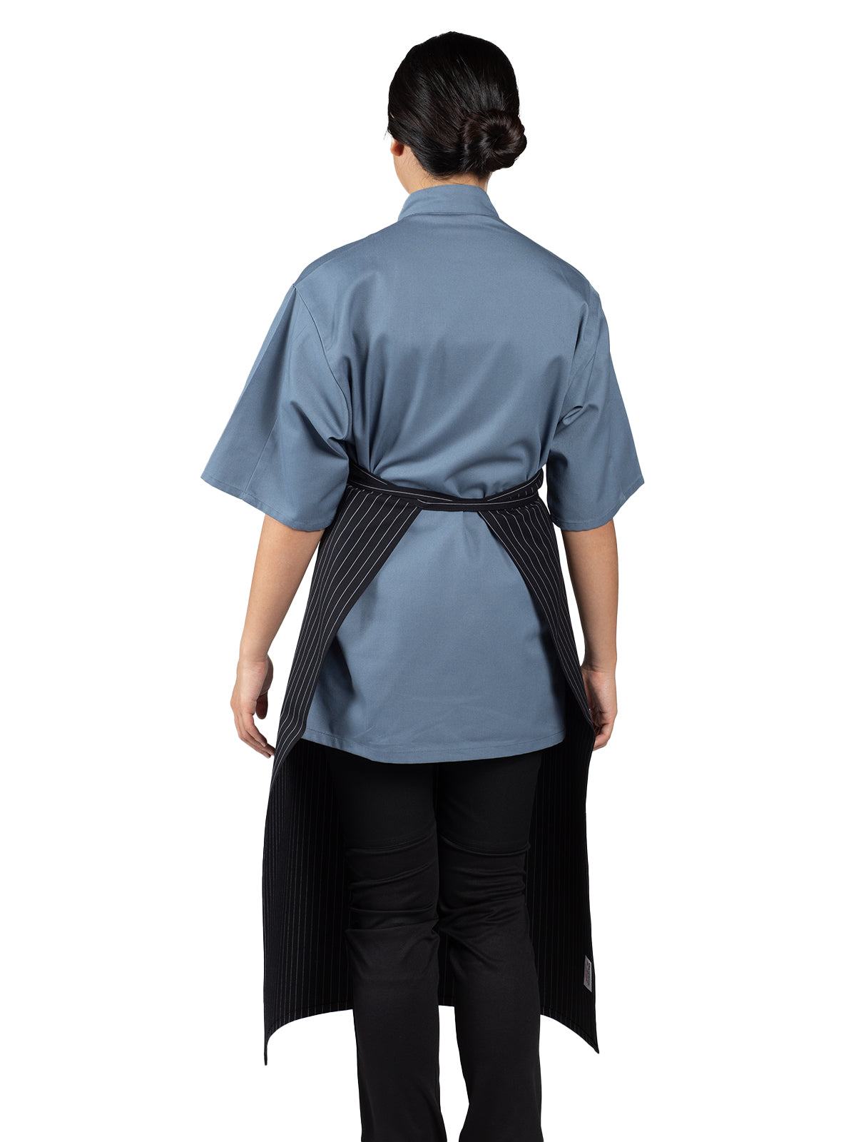 Unisex Reinforced Bar Tacking Apron - 3052 - Pin Stripe