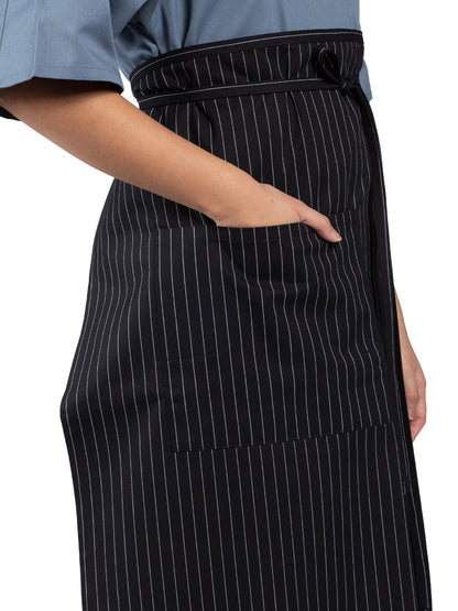 Unisex Reinforced Bar Tacking Apron - 3052 - Pin Stripe