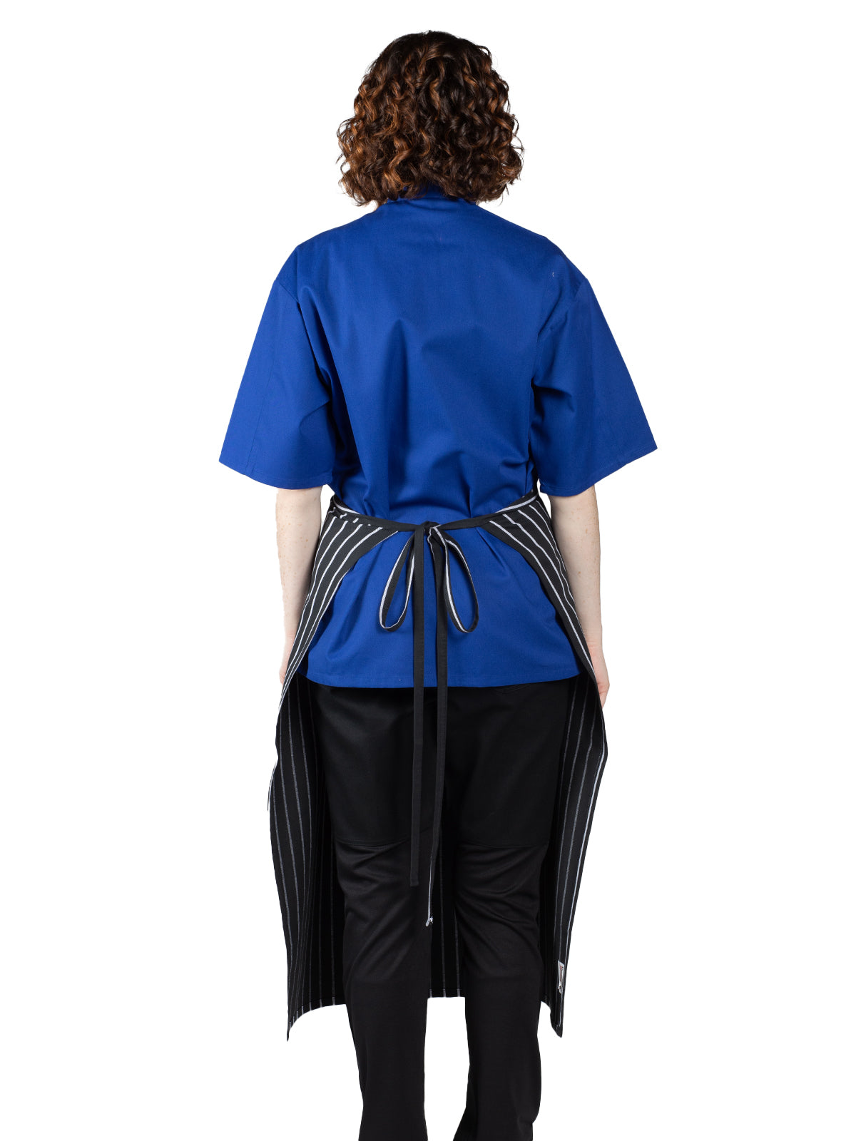 Unisex Reinforced Bar Tacking Apron - 3052 - Chalk Stripe