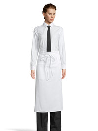 Unisex Inset Pocket Apron - 3059 - White