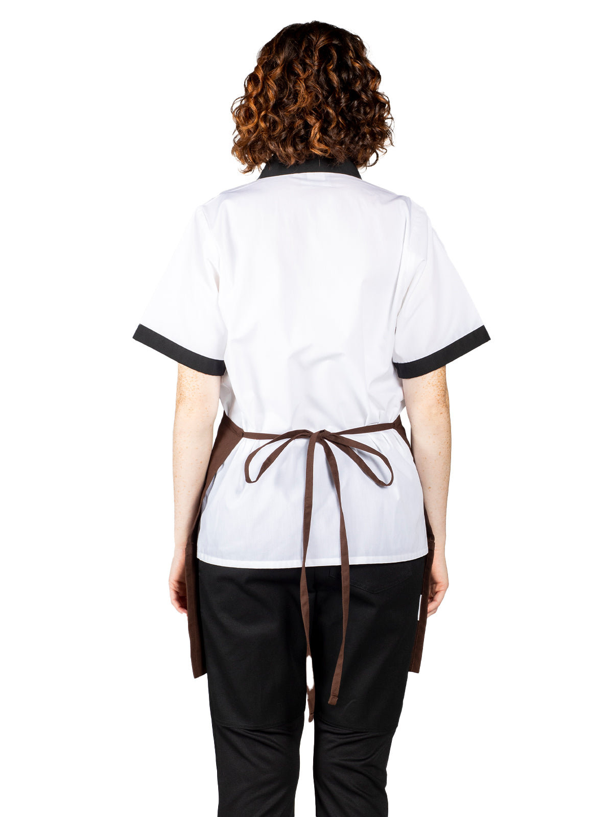 Unisex Three-Section Pocket Apron - 3060 - Brown