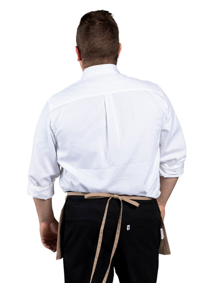 Unisex Three-Section Pocket Apron - 3067 - Khaki