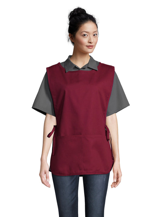 Unisex Cobbler Apron - 3075 - Burgundy