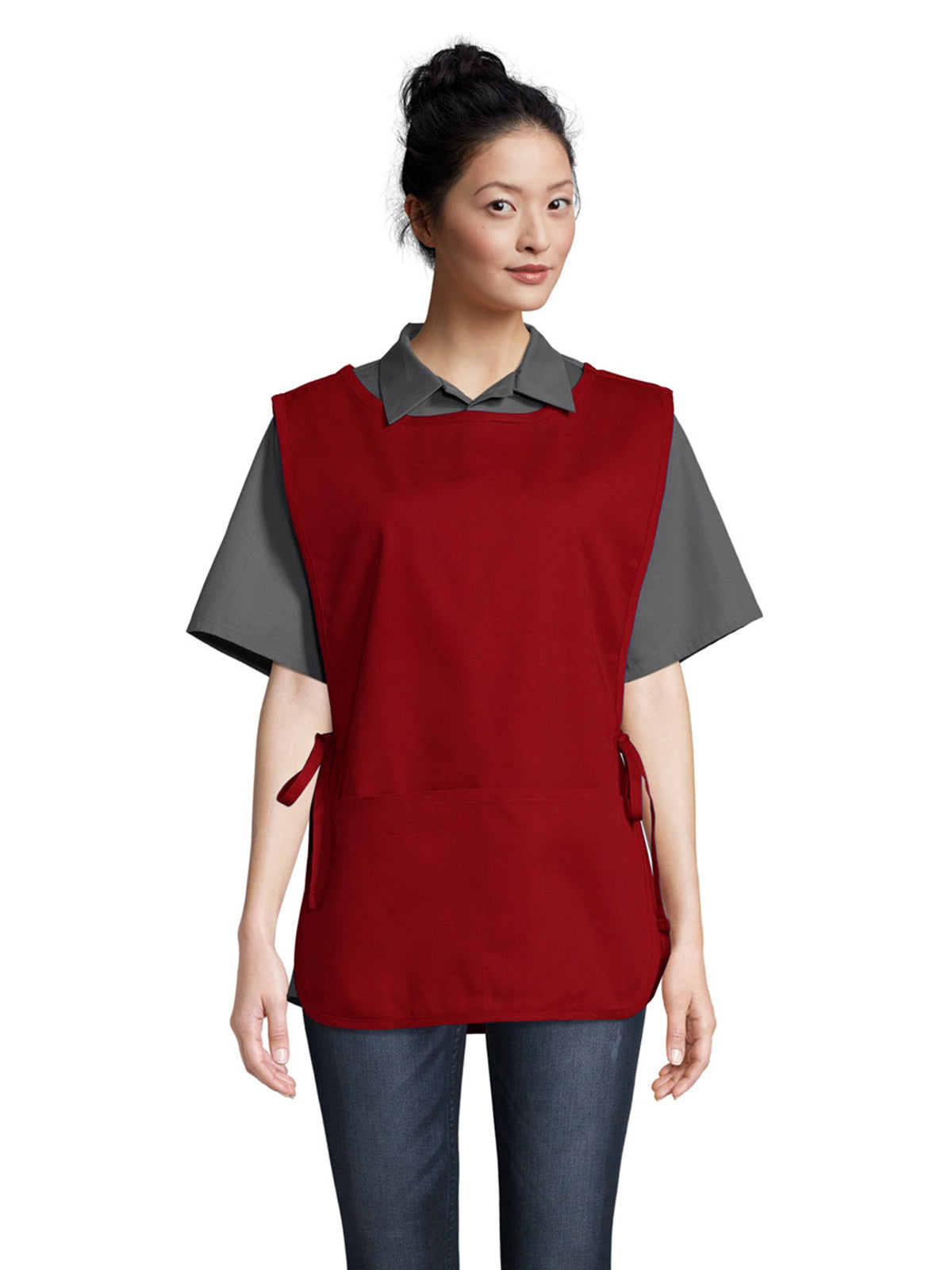 Unisex Cobbler Apron - 3075 - Red