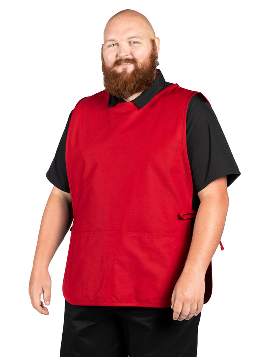 Unisex Extra Large Cobbler Apron - 3077 - Red