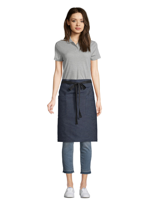 Unisex Apron - 3106 - Indigo Denim