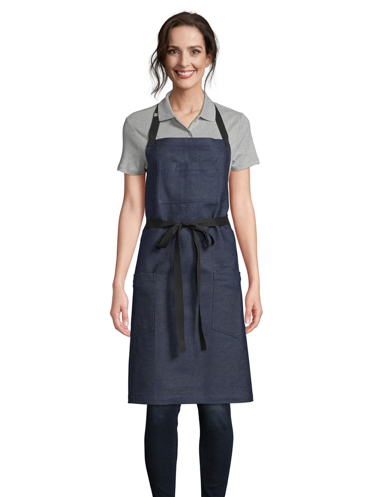 Unisex Apron - 3108 - Indigo Denim