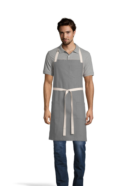 Unisex Apron - 3115 - Gray Canvas