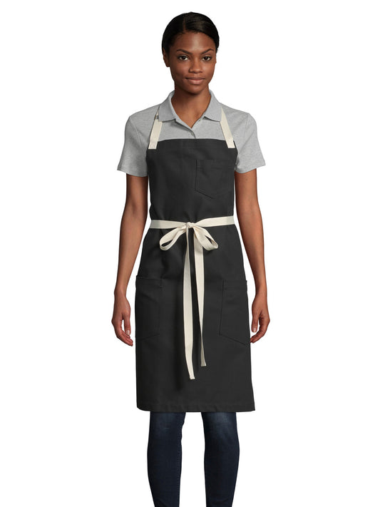 Unisex Apron - 3115 - Black Canvas