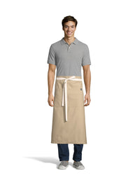 Unisex Apron - 3119 - Light Beige Canvas