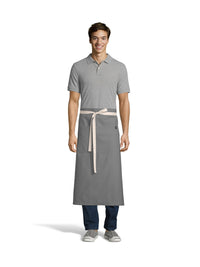 Unisex Apron - 3119 - Gray Canvas