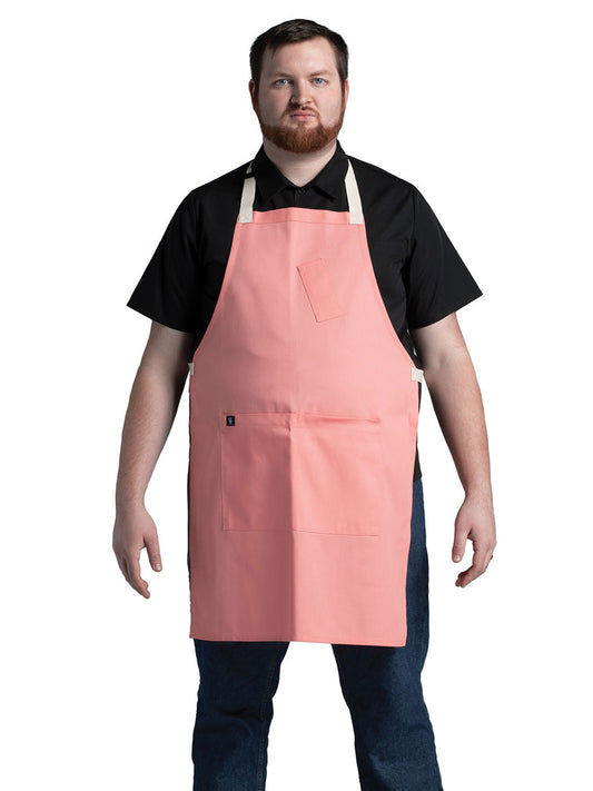 Unisex Apron - 3127 - Coral Pink