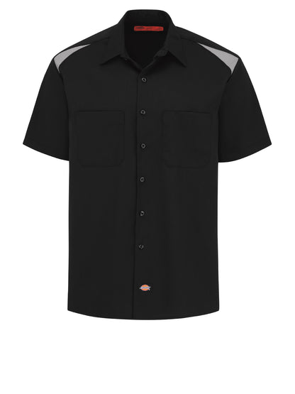 Men's Performance Short-Sleeve Team Shirt - 05 - Black/Smoke