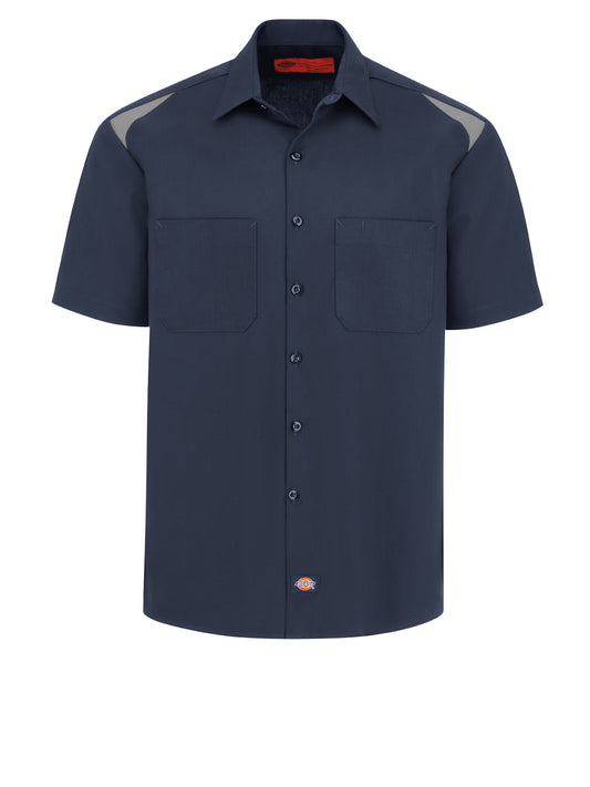 Men's Performance Short-Sleeve Team Shirt - 05 - Dark Navy/Smoke