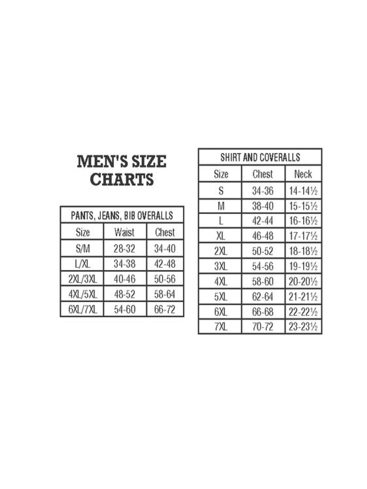 SIZECHART