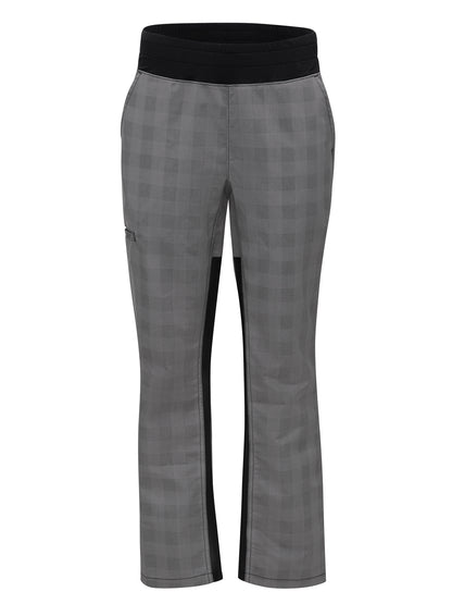 Women's Straight Fit Airflow Chef Pant - 0P1W - Grey/Black Plaid