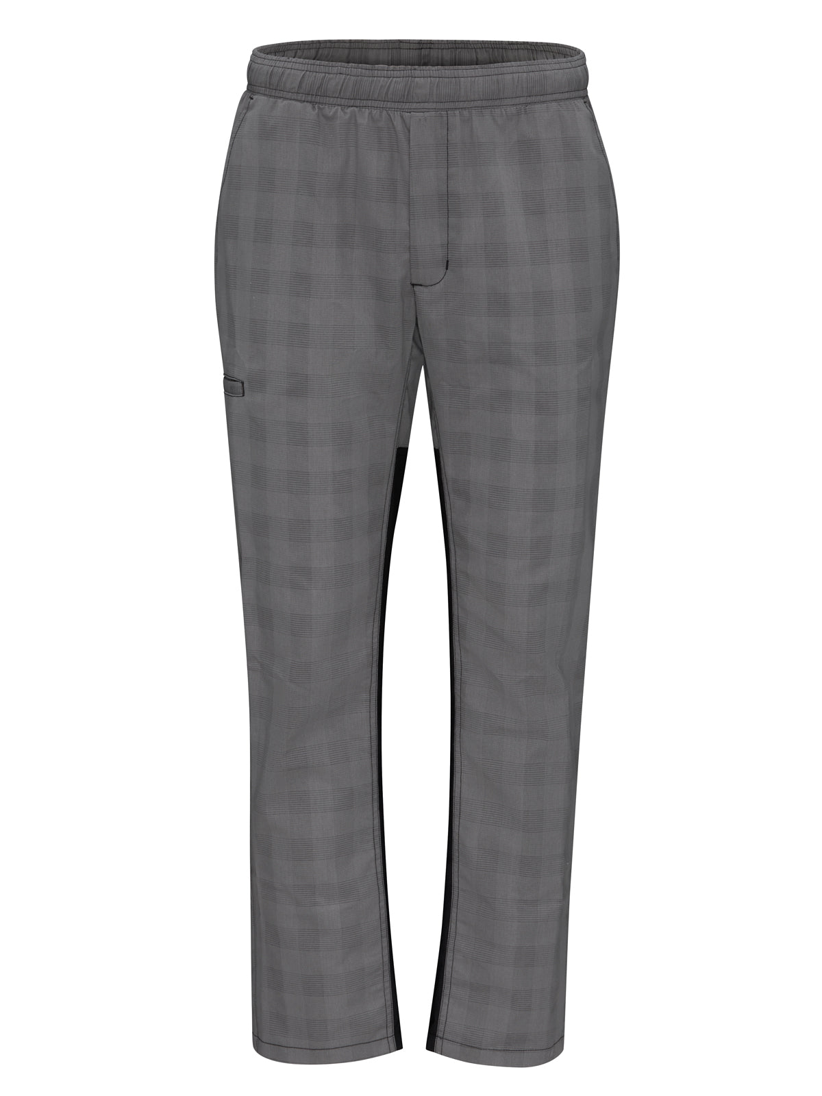 Men's Straight Fit Airflow Chef Pant - 0P4M - Grey/Black Plaid