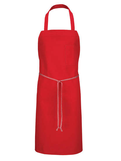 Men's Poly Cotton Standard Apron - 1430 - Red