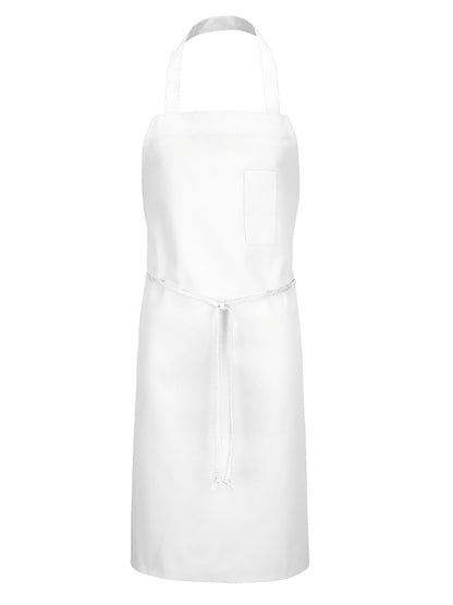 Men's Poly Cotton Standard Apron - 1430 - White