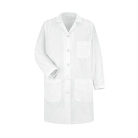 Women's Three-Pocket 37" Full-Length Lab Coat - 5210 - White