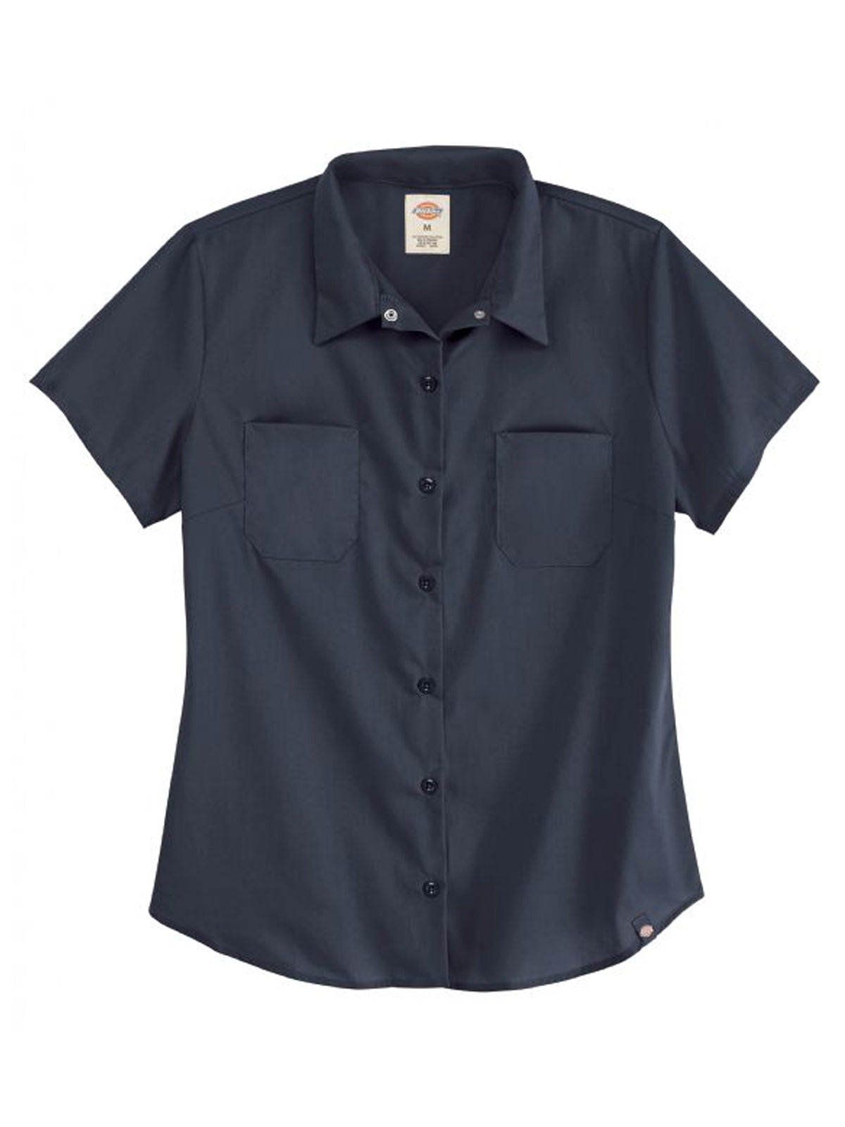 Women's Short-Sleeve Button-Down Industrial Shirt - 5350 - Dark Navy