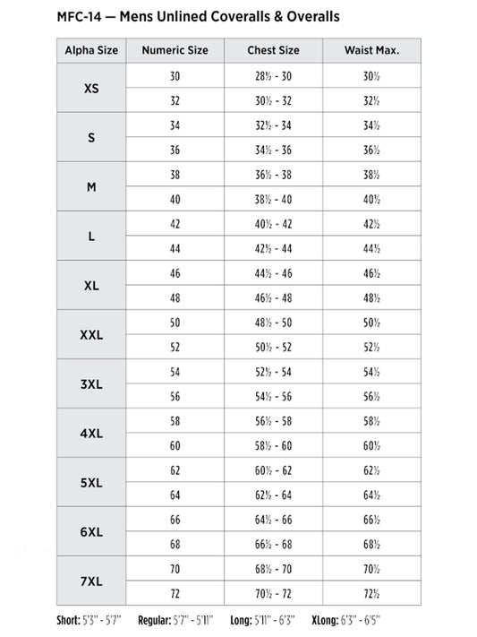 SIZECHART
