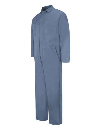Men's Snap-Front Cotton Coverall - CC14 - Postman Blue