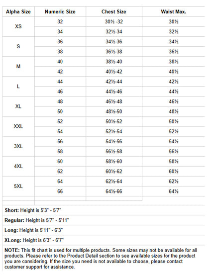 SIZECHART